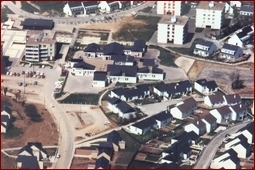 La place de la Commune en cours d‘aménagement (cliché Michel Guihard)
